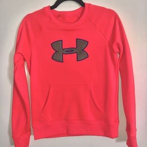 Gorgeous Coral Pink UNDER ARMOUR Crewneck